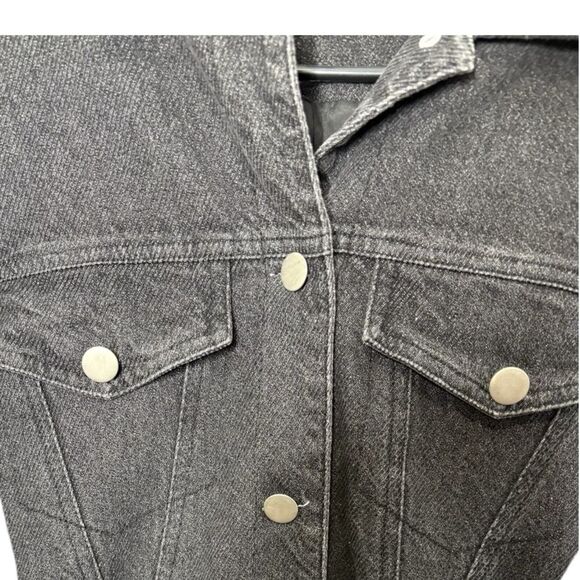 Dance & Marvel black tweed & denim jacket size medium - Picture 2 of 7